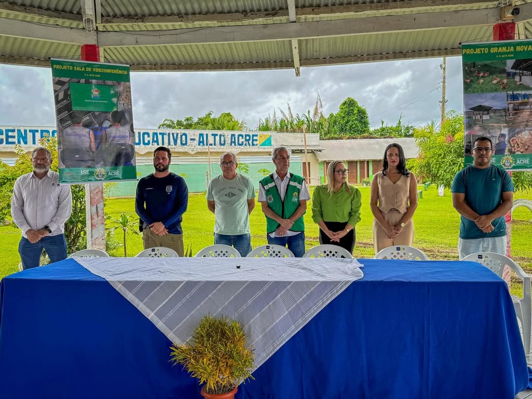 Inauguração de Sala de Videoconferência e Certificação de Cursos no ISE do Alto Acre