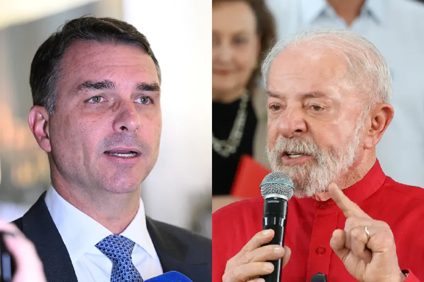 <strong>Pesquisa mostra Flávio Bolsonaro numericamente à frente de Lula em eventual segundo turno</strong>