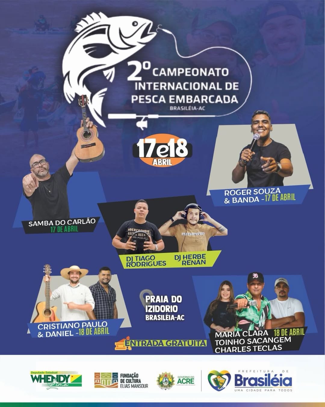 <strong>Brasiléia se prepara para o 2º Campeonato Internacional de Pesca Embarcada com dois dias de esporte, lazer e grandes shows</strong>