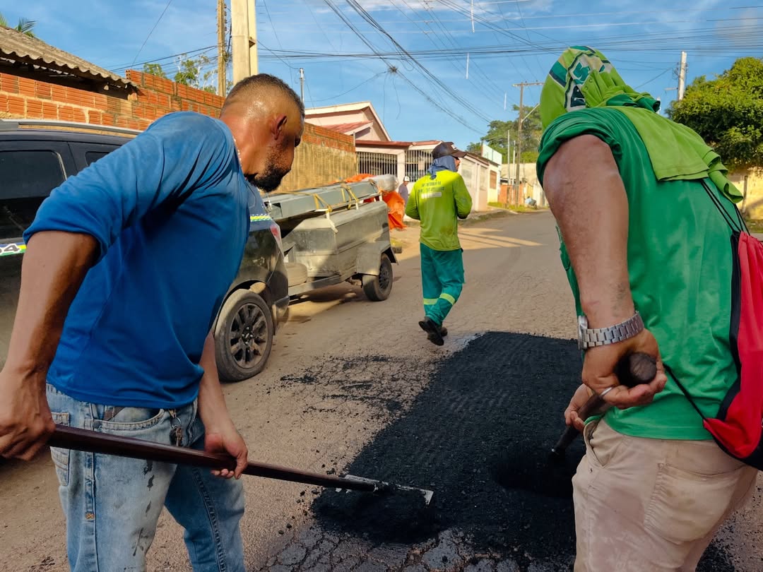<strong>Prefeitura de Brasiléia inicia operação tapa-buracos em parceria com o Deracre</strong>