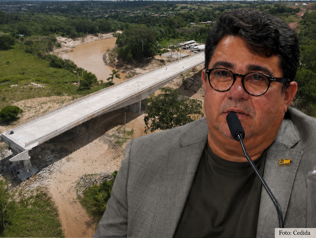 Em Brasília, prefeito Carlinhos do Pelado cobra retomada das obras do Anel Viário paradas há mais de dois anos
