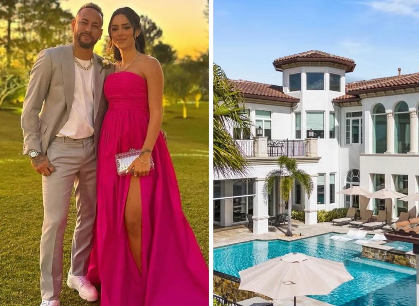 Bruna Biancardi se hospeda em mansão luxuosa durante a Copa do Mundo ao lado de Neymar e da família