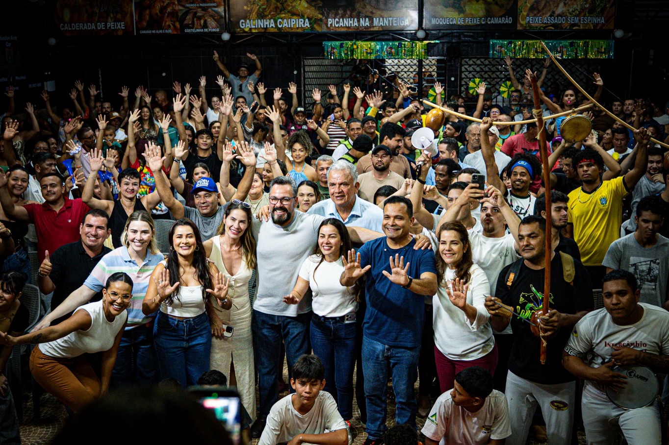Tadeu Hassem e Fernanda Hassem participam de encontro com Alan Rick e lideranças para discutir os rumos do Acre