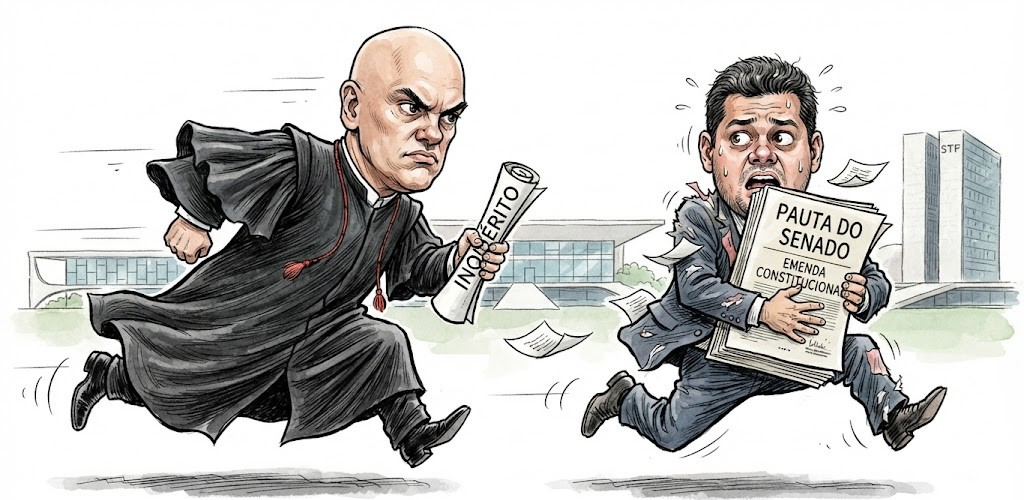 Alcolumbre critica volume de pedidos contra ministros do STF e evita falar sobre caso Moraes