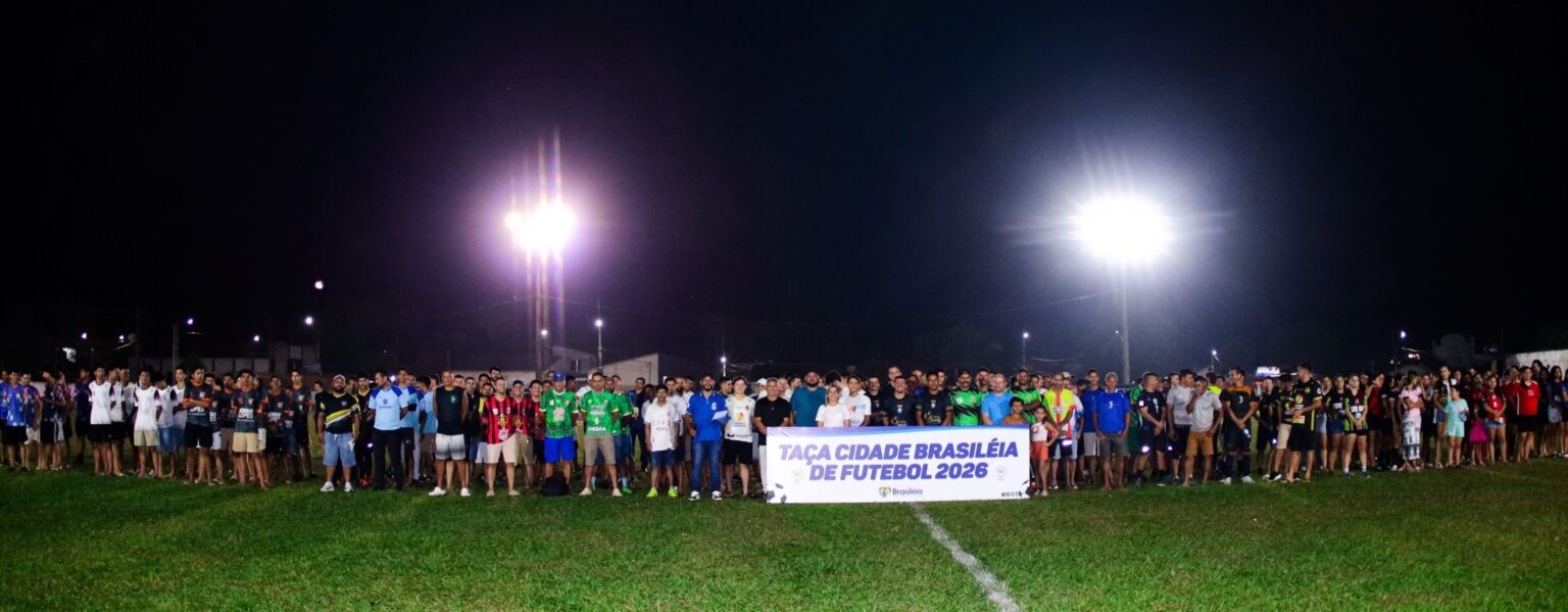<strong>TAÇA CIDADE BRASILÉIA 2026 INICIA COM TRÊS JOGOS DE MUITA EMOÇÃO NO ESTÁDIO JOSÉ GUIOMARD DOS SANTOS</strong>
