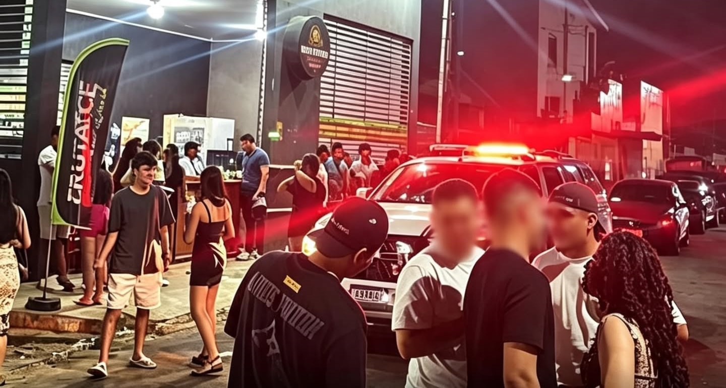 Moradores denunciam noites de perturbação, som alto e ocupação de rua em Brasiléia