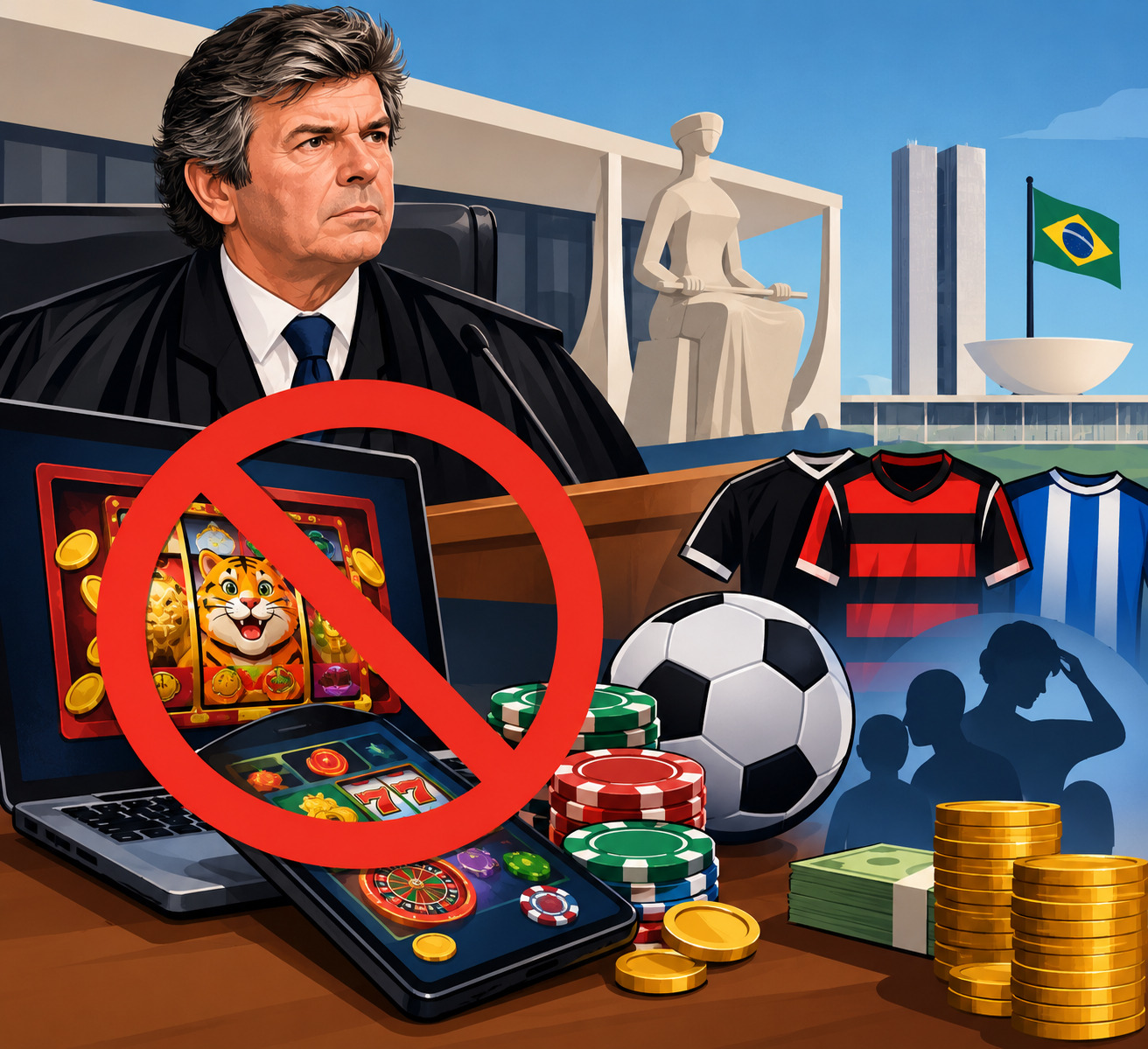 STF mantém suspensão das bets no Brasil e convoca governo, empresas e clubes para audiência em novembro